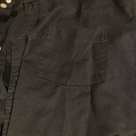 Men’s navy blue gap long sleeve casual x large dress shirt - Picture 4 of 6